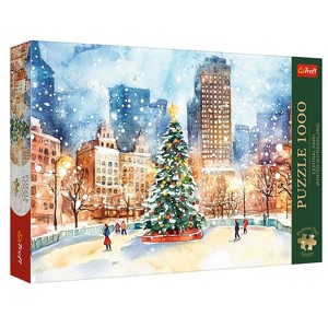 Trefl Premium Plus Central Park Winter Wonderland 1000 Piece Puzzle - 1 of 3
