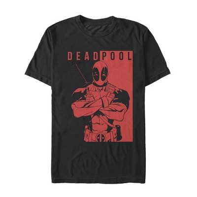 Men's Marvel Deadpool Crossed Arms T-shirt : Target