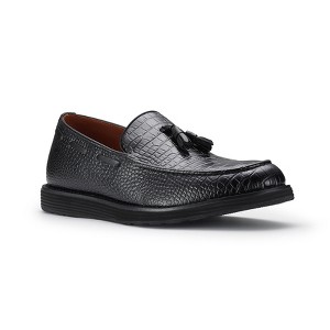 Ferro Aldo Mens Delbert MFA19739 Light Weight Moc-Toe Penny Loafers with decorative Tassels - 1 of 4