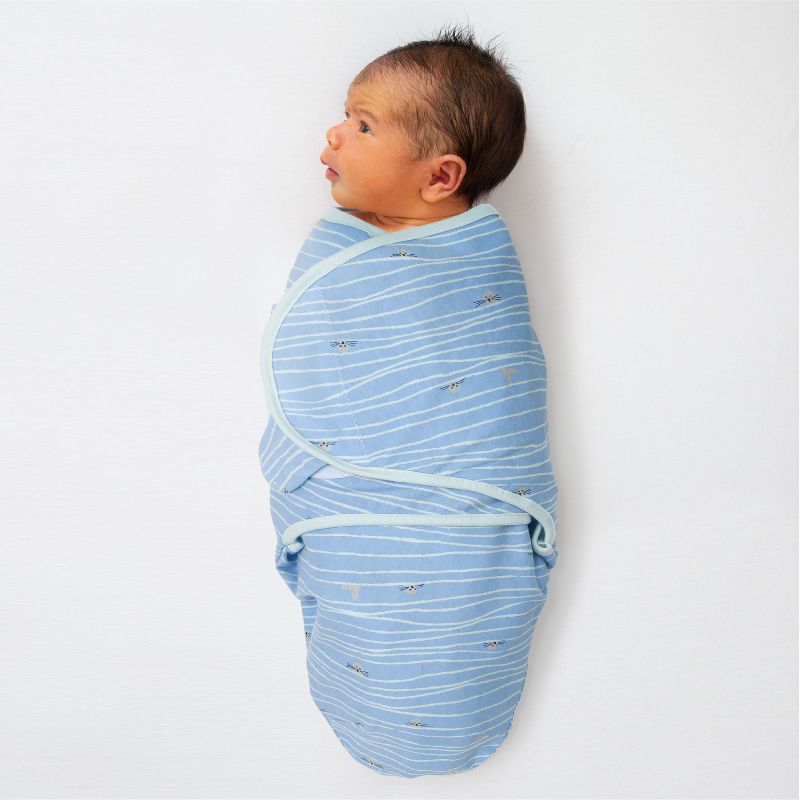 The Peanutshell Under The Sea 3 Swaddle Wrap for Newborn, Infant - 3-Pack, 4 of 8