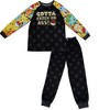 Pokemon Boys Pajamas Long Sleeve Pikachu Kids Sleepwear 2 Piece Set - 2 of 4