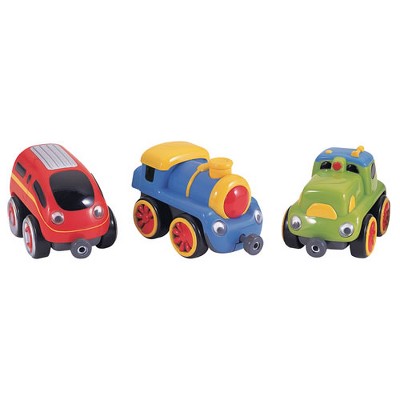 Small World Toys Locomotives Tailgate Trio - Set of 3