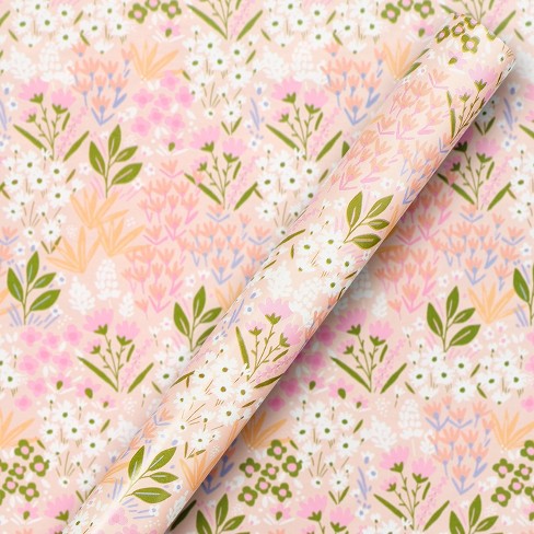  35 Counts /7 Colors Matte Flower Floral Wrapping Paper