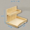 LunaLulinlk Under Sink Organizers and Storage 19½" W x 21" D, 2 Tier Pull Out Cabinet Organizer with Hard Close - 3 of 4