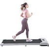 Walking Pad Treadmill Under Desk Treadmill 260lbs Maximum Walking Jogging Machine with Speaker, Remote Control,Display for Home Office Exercise 2.5HP - 3 of 4