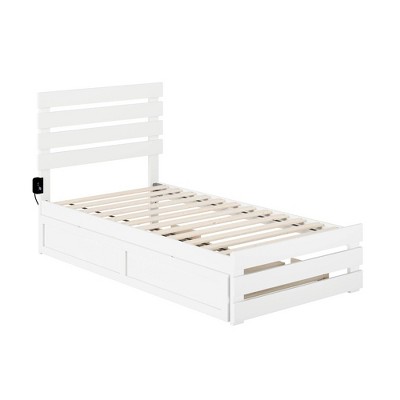 Oxford Bed with Footboard and USB Turbo Charger with Trundle - AFI