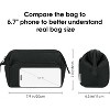 Narwey Wide-open Make up Bag With Makeup Bag Zipper Pouch - 4 of 4