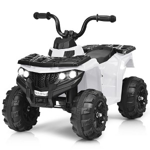 Costway Kids Ride On ATV Quad 4 Wheeler Electric Toy Car 6V Battery Power Led Lights - 1 of 4