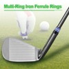 Unique Bargains Multi-Ring Tapered Golf Ferrules for Steel Graphite Shafts 10 Pcs - 3 of 3