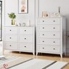 Dresser Wooden Chest of Drawers for OfficeTall Nightstand Storage Cabinet Organizer for Bedroom, Living Room - 4 of 4