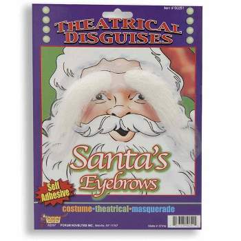 Forum Novelties White Santa Eyebrows Costume Accessory One Size