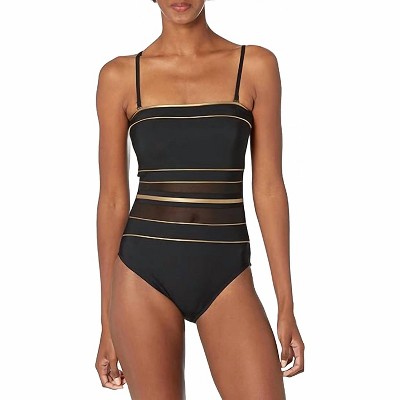 Women's Wo's Onyx Bandeau One Piece Swim - Gottex