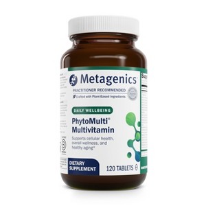 Metagenics PhytoMulti: Daily multivitamin without iron for overall health & aging. 20+ essential nutrients, B6, lutein, zeaxanthin. 120 tablets. - 1 of 4