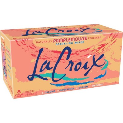 LaCroix Grapefruit Sparkling Water - 8pk/12 fl oz Cans