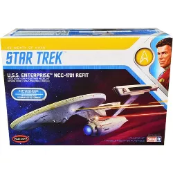 Skill 2 Snap Model Kit U.S.S. Enterprise NCC-1701 "Star Trek II: The Wrath of Khan" (1982) 1/1000 Scale Model by Polar Lights