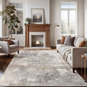 Abynow Medallion Distressed Persian Indoor Area Rug - 1 of 4
