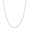 Black Bow Jewelry 1.75mm 10k White Gold Solid Diamond Cut Rope Chain Necklace - 3 of 4