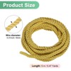 Unique Bargains Soft Polyester Decorative Cord Twisted Rope Trim 1 Pc - 3 of 4