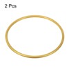 Unique Bargains Floral Hoop Wreath Frame Macrame Ring for Wedding Geometric Decor Party Wall Hanging - 3 of 4