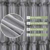 BAGOKIE 72"x72" Waterfall Ruffle Shower Curtain, Pack of 1 - 3 of 4