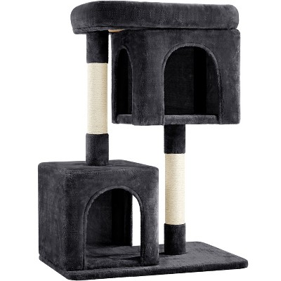 Yaheetech 33.5" Cat Condo with Plush Perch for Small Cats
