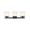 Astor 3-Bulb Glass Vanity Light Fixture - Modern Design for Bathroom, Dimmable, Damp Rated - 2 of 4