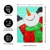 Evergreen Happy Snowman Suede Garden Flag 12 x 18 Inches Indoor Outdoor Decor - 4 of 4