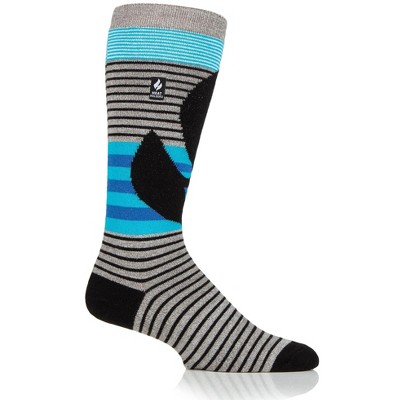 Heat Holders Ultra Lite Men's Snow Sports Alpine Long Sock Grey/black ...