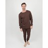 Leveret Matching Family Pajamas – Solid Brown – 100% Cotton – Customizable for Personalization - 2 of 4