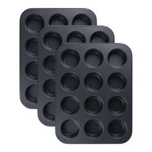 REGALWOVEN Carbon Steel Nonstick Homely Cake Pan 3 Pcs - 1 of 4