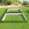 2pcs Raised Garden Bed Kit, Heavy-Duty Metal Planter Boxes with Oval Design, Outdoor Planting Solution for Vegetables - Coolbibila - 2 of 4