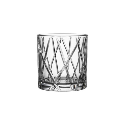Orrefors City 10.8 Ounce Double Old Fashioned Glass, Set of 4