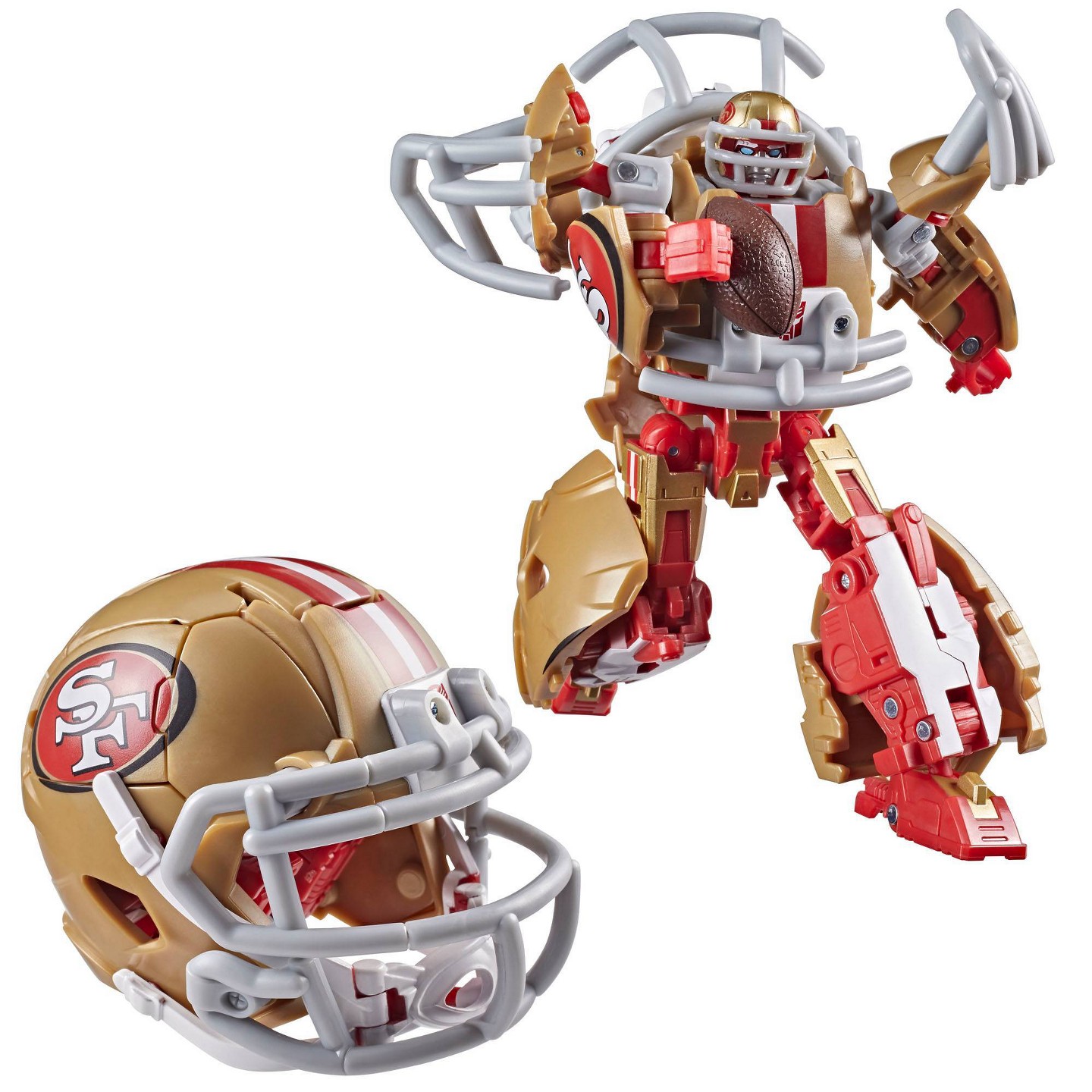 Детская фигурка Transformers NFL San Francisco 49ers Goldrush Action Figure — фото 4