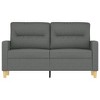 vidaXL 2-Seater Sofa Dark Gray 47.2 in. Fabric - 3 of 4