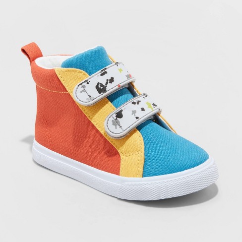 Boys cheap orange sneakers