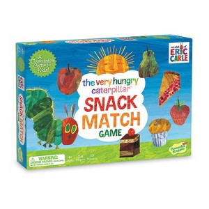World of Eric Carle, The Very Hungry Caterpillar Snack Match Game – Cooperative Memory Board Game for Kids, Ages 4+, 2-6 Players, 3-D Leaf Board & 31 - 1 of 1