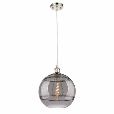 Rochester - 1 Light Cord Hung Mini Pendant In Industrial Style-13.38 Inches Tall and 12 Inches Wide