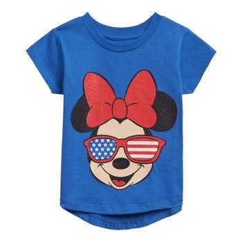 Disney Minnie Mouse Valentines Day St. Patrick's July 4th Halloween Christmas Girls T-Shirt Little Kid to Big