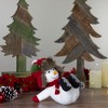 Northlight Fallen Ice Skating Snowman Christmas Figure - 10" - 2 of 4