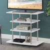 Designs2Go No Tools Highboy 4 Tier TV Stand for TVs up to 32" - Breighton Home - 2 of 4