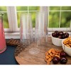 Northwest Enterprises Clear Plastic Tumbler Glasses 10 oz 20 Count - 3 of 4