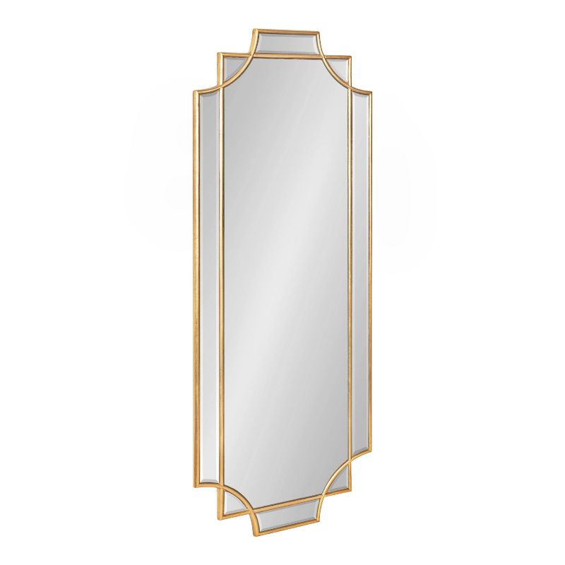 16&#34; x 42&#34; Minuette Full Length Wall Mirror Gold - Kate &#38; Laurel All Things Decor, 1 of 8