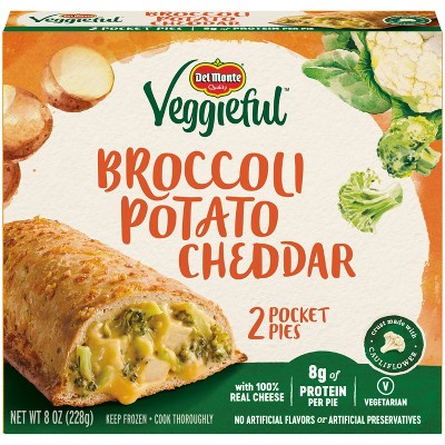 Veggieful Frozen Pocket Pies Broccoli Potato Cheddar - 8oz