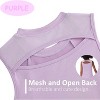 Girls Tennis Golf Outfit Sleeveless Tank Top and Skorts Set Sports Skirt Dress with Shorts 4-13Y - 3 of 4