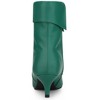 Allegra K Women's Kitten Heel Foldable Ankle Boot - 3 of 4