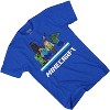 Boys Minecraft Video Game T-Shirt - Black and Green Creeper Face - Official Minecraft Shirt - 3 of 4