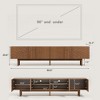 Gaoyangjiaju 86.6 Inch TV Stand for 90 Inch TV Density Board with Solid Wood Legs - 2 of 4