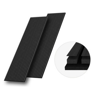SMARTSTANDARD 94.09 in. x 23.62 in. x 0.9 in. Slat Wood Acoustic Sound Absorbing 3D Decorative Wall Paneling, 2-Pack - 1 of 1