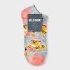 Women's Gardening Chick Low Cut Socks - Heather Gray/Peach 4-10: Recycled Polyester, Animal Icon Pattern - 2 of 3