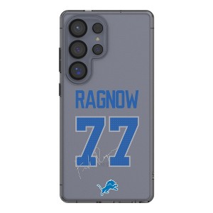 NFL Detroit Lions Players Game Tactic Clear Cell Phone Case for Samsung Galaxy - 1 of 4
